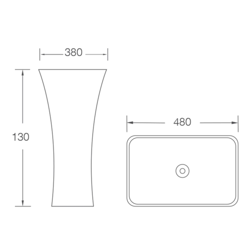 Lavabo Đứng EUROPEAN PT-111
