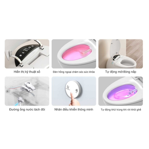 Bồn cầu thông minh Voice Control EUROPEAN PT-2025N