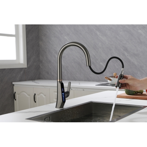 Vòi rửa nóng lạnh hiển thị nhiệt độ EUROPEAN PT-420