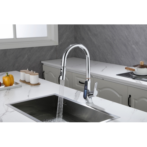 Vòi rửa nóng lạnh hiển thị nhiệt độ EUROPEAN PT-506